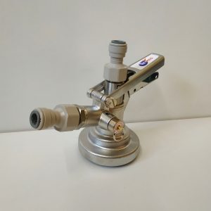 KEY KEG COUPLER GRUNDY (COMPLETE WITH 3/8" JG FITTINGS)